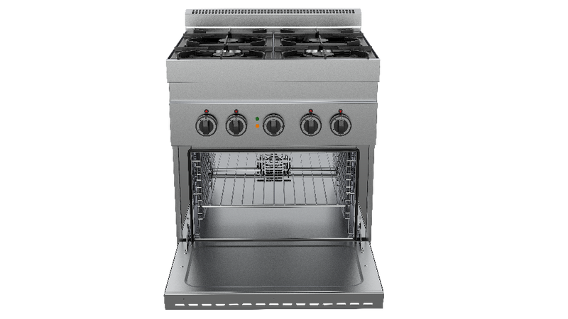 Professioneel fornuis met oven voor Kookapparatuur
