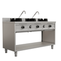 Unninox Gas wok stove - 3x15 kW - 3 cooking zone - KRT-03-70