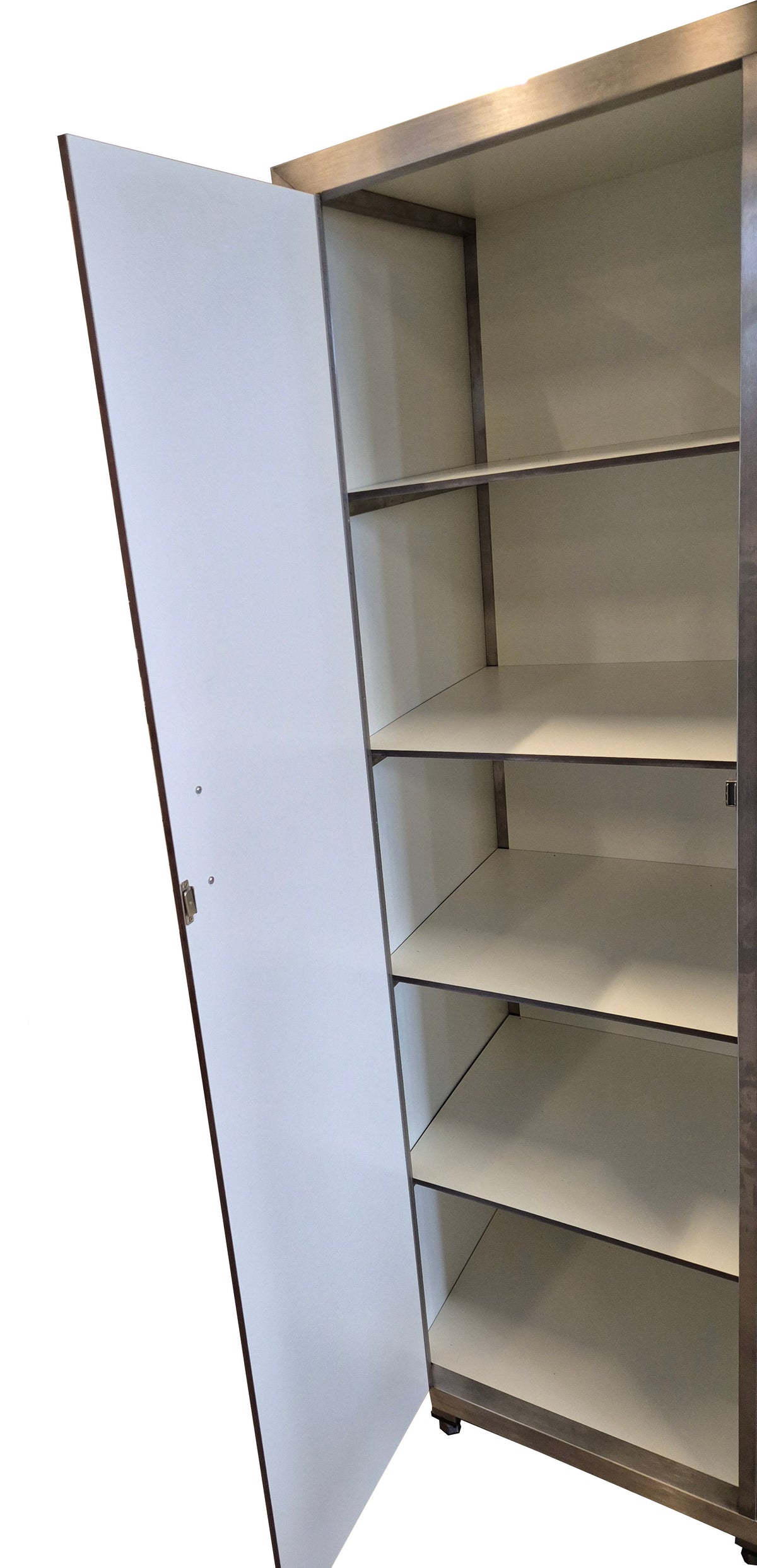 RVS SERVIESKAST 1 DEUR 5 LEVELS 680 - aanvullende productfoto 1
