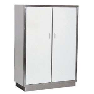 RVS SERVIESKAST 2 DEUREN 5 LEVELS 1280 - 7003.0702