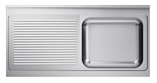 700 spoeltafelblad 1 rechts 1400 - Combisteel 7013.1145