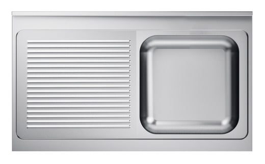 600 spoeltafelblad 1 rechts 1200 - Combisteel 7013.1315