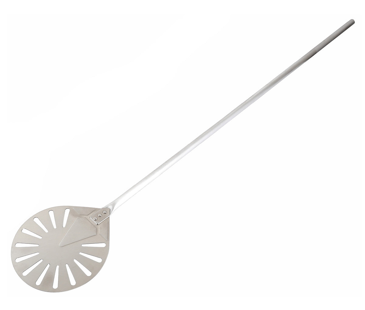 RVS PIZZASCHEP ROND 23-142 GEPERFOREERD - 7013.1835