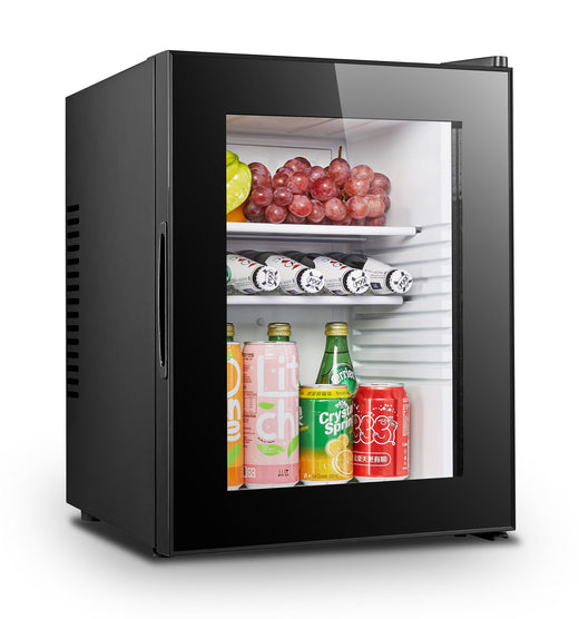Minibar 40 l glasdeur peltier koeling - Combisteel 7013.2560