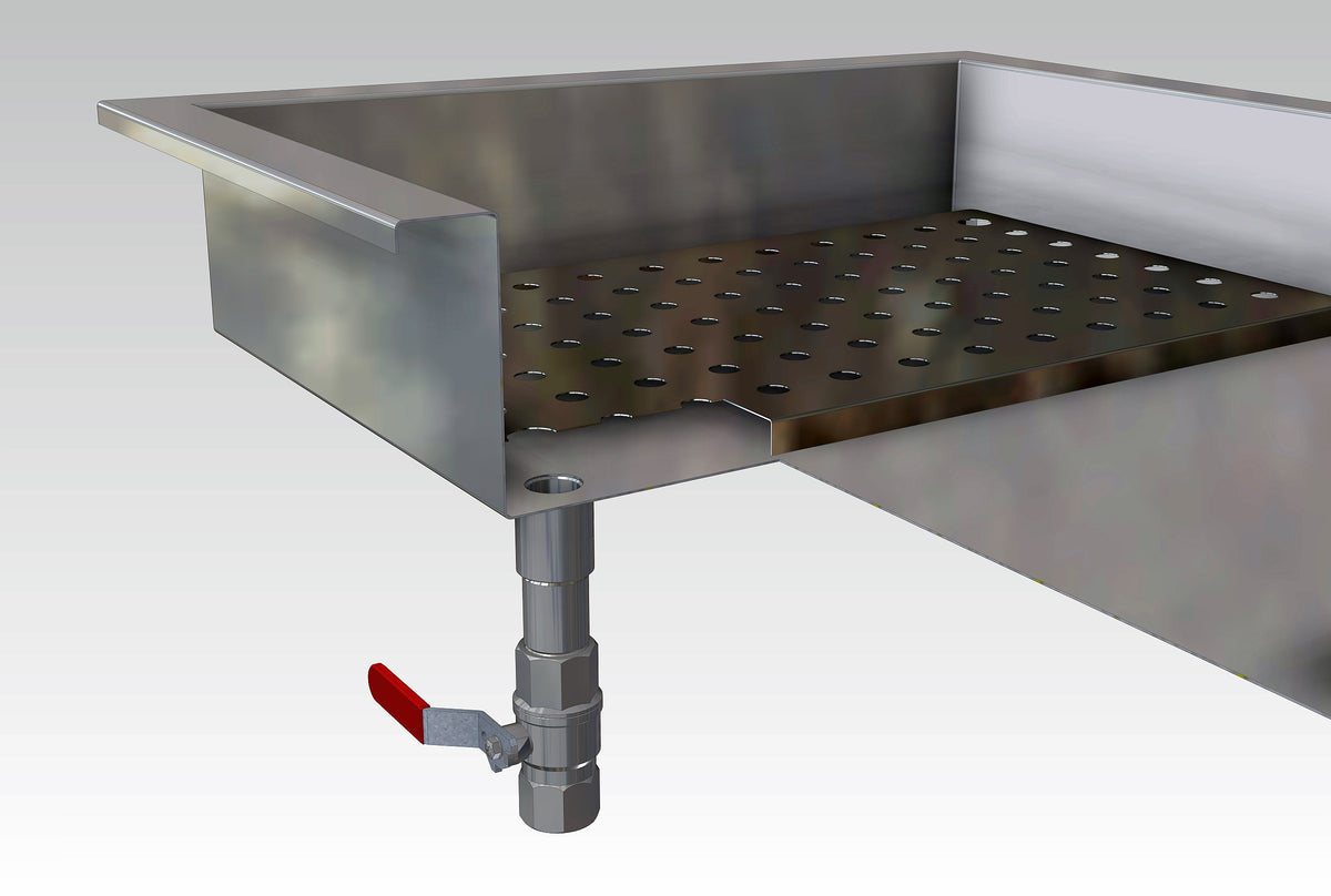CRUSHED ICE BAK 4/1 GN INBOUW RVS AISI 304 - aanvullende productfoto 1