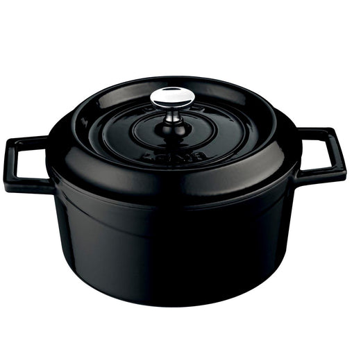 Lava gietijzeren braadpan Ø32 zwart - Combisteel 7013.2915