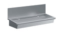 RVS WASBAK 2 KRANEN 1200MM
INCLUSIEF AFVOERPLUG EN SPATSCHERM, EXCLUSIEF KRANEN - 7013.4605
