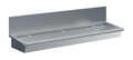 RVS WASBAK 3 KRANEN 1800MM
INCLUSIEF AFVOERPLUG EN SPATSCHERM, EXCLUSIEF KRANEN - 7013.4610