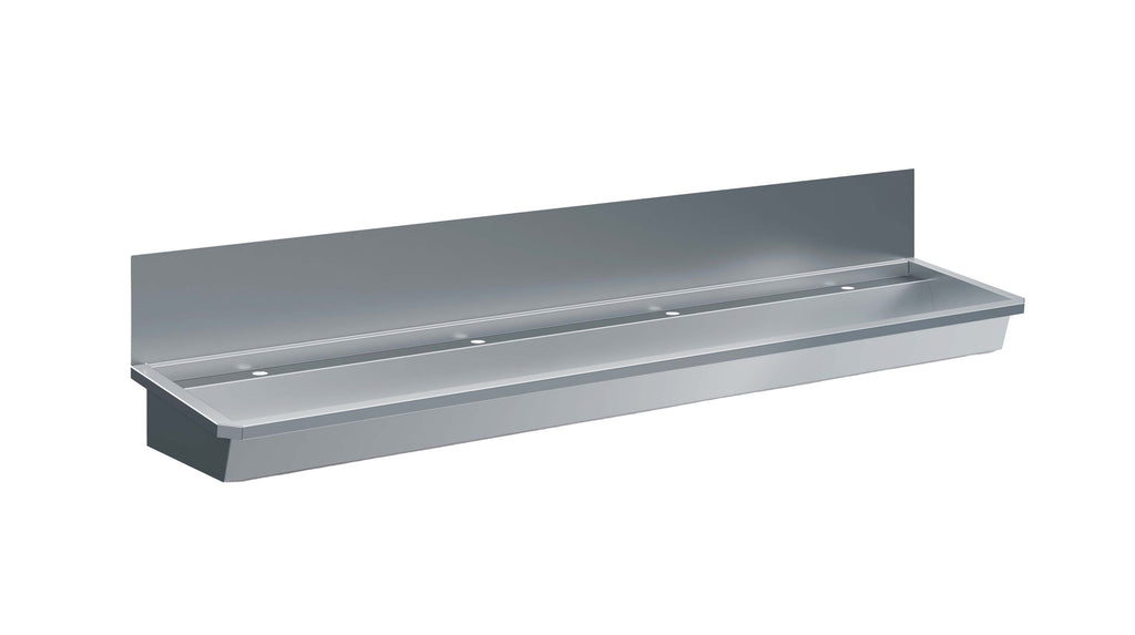 RVS WASBAK 4 KRANEN 2400MM
NCLUSIEF AFVOERPLUG EN SPATSCHERM, EXCLUSIEF KRANEN - 7013.4615