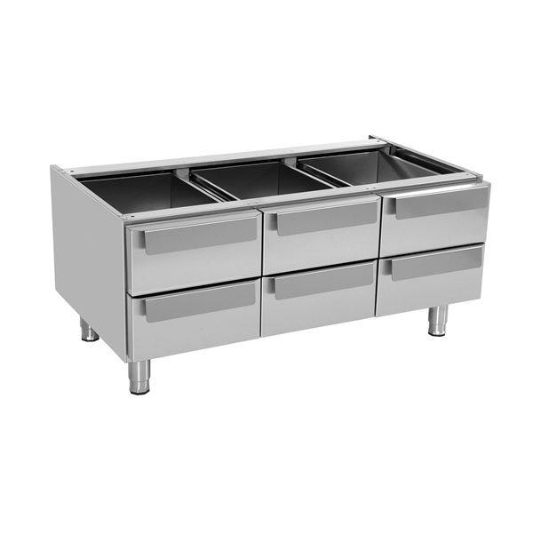 Unninox Undercounter 1200mm – With 6 Drawers - 7030UB-C - 7030UB-C