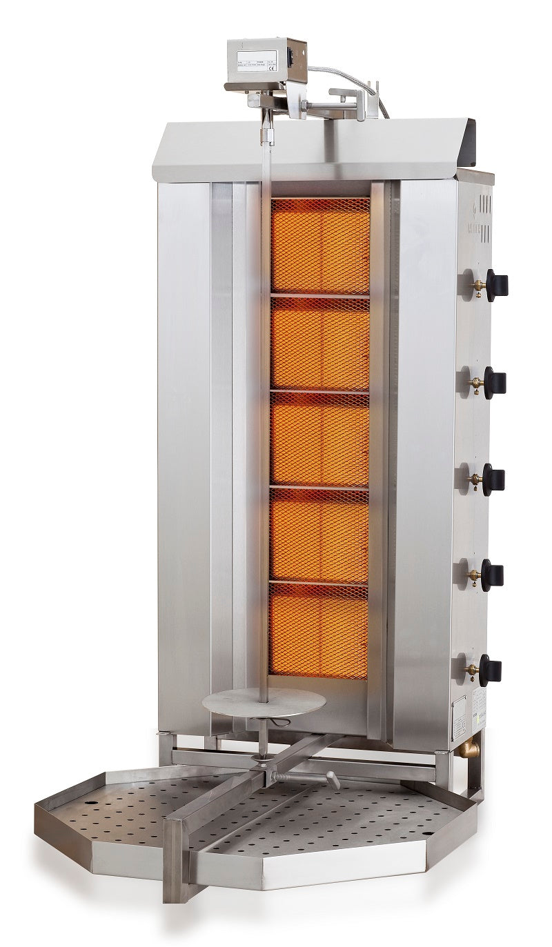 GYROS GRILL GAS MOTOR BOVEN 5 HITTEZONES - 7049.0015
