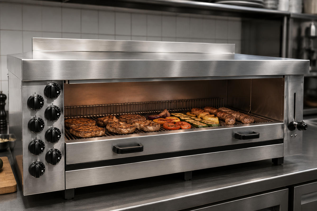 Salamander gas 8 zones - Combisteel 7049.0115