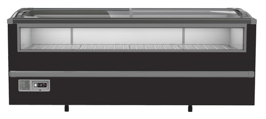 Supermarkt vrieskist zwart 2125 handmatige ontdooiing - Combisteel 7072.0030