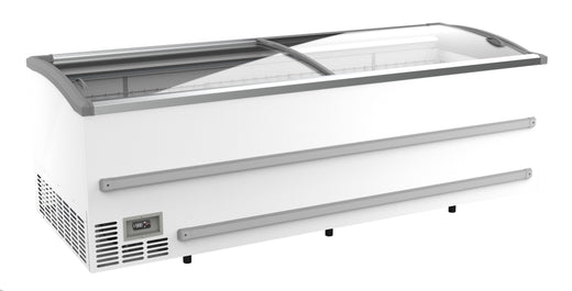 Supermarket chest freezer white 2500 manual defrosting - Combisteel 7072.0060