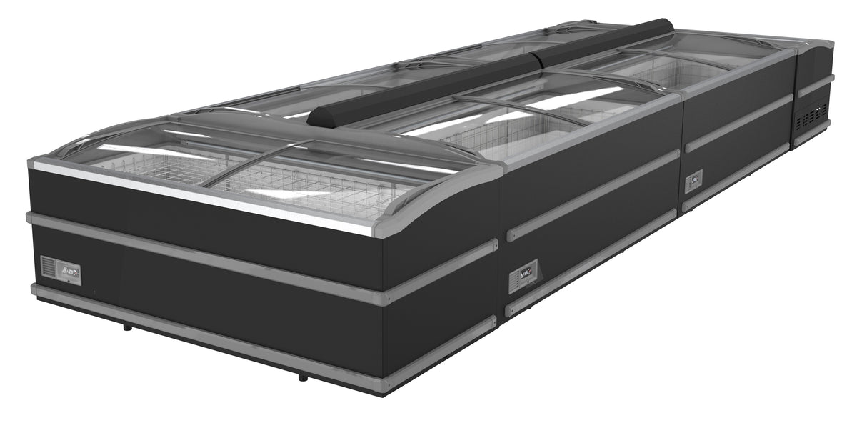 Supermarket chest freezer black head element automatic defrosting - Combisteel 7072.0105