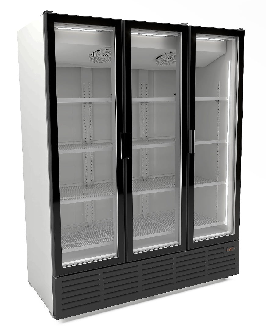 KOELKAST 3 GLASDEUREN - WIT 9002 - 7072.1015