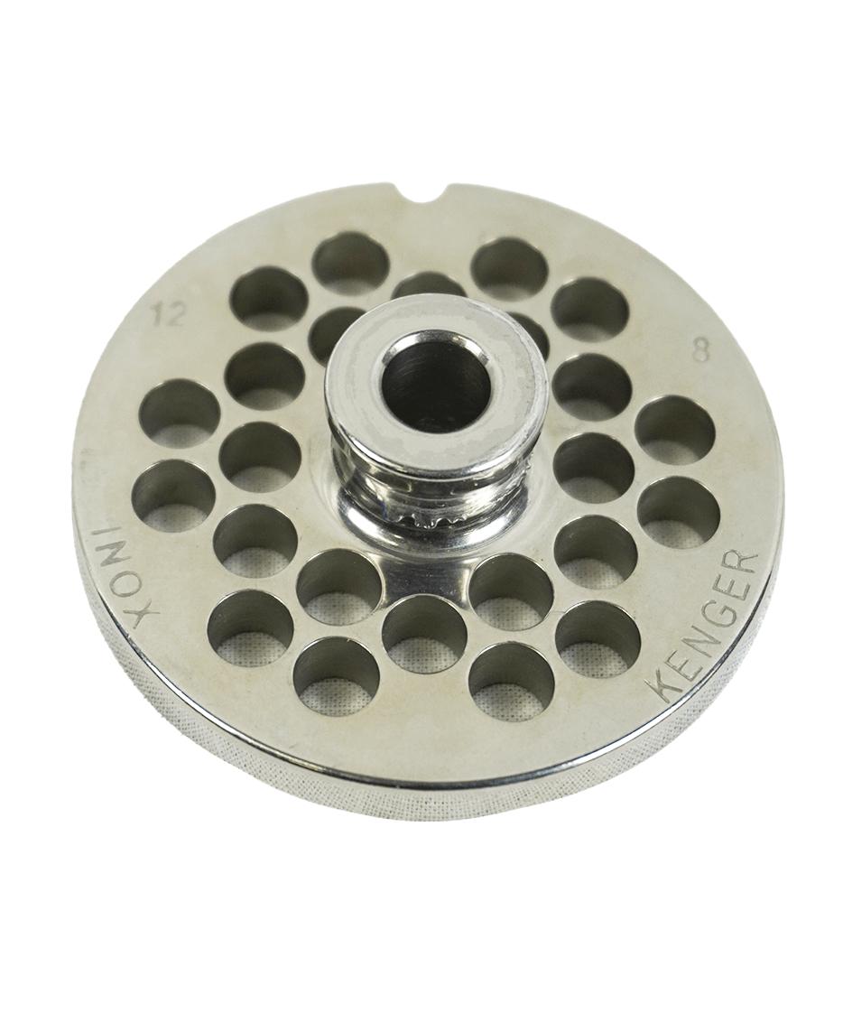 8MM disc for meat mincer 12 - 90KG/H - Combisteel 7073.9005