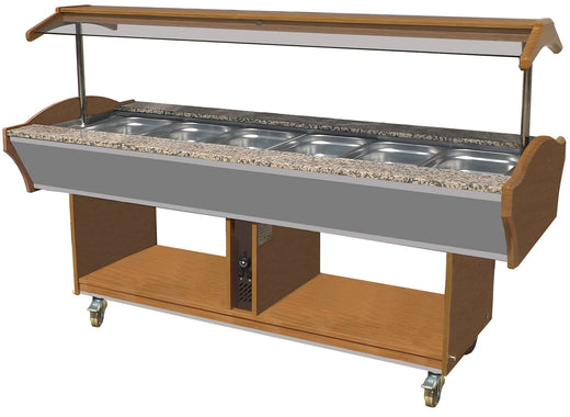 Heated buffet GN 6/1 - Combisteel 7077.0030
