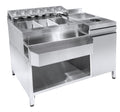 COCKTAIL BAR STATION 
INCL. SPOELBAK, GLAZENSPOELER, GN-BAKKEN EN SPEEDRAIL VOOR FLESSEN - 7083.0035