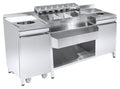 COCKTAIL BAR STATION 
INCL. SPOELBAK, GLAZENSPOELER, GN-BAKKEN, SPEEDRAIL VOOR FLESSEN, SNIJPLANK EN AFVALBAK - 7083.0040