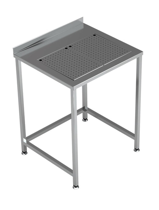 Work table with integrated drip tray 700X650 - Combisteel 7084.0020