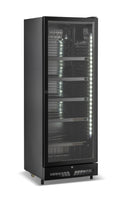 DRANKENKOELKAST 1 GLASDEUR ZWART SVE-450 BL - 7086.0005