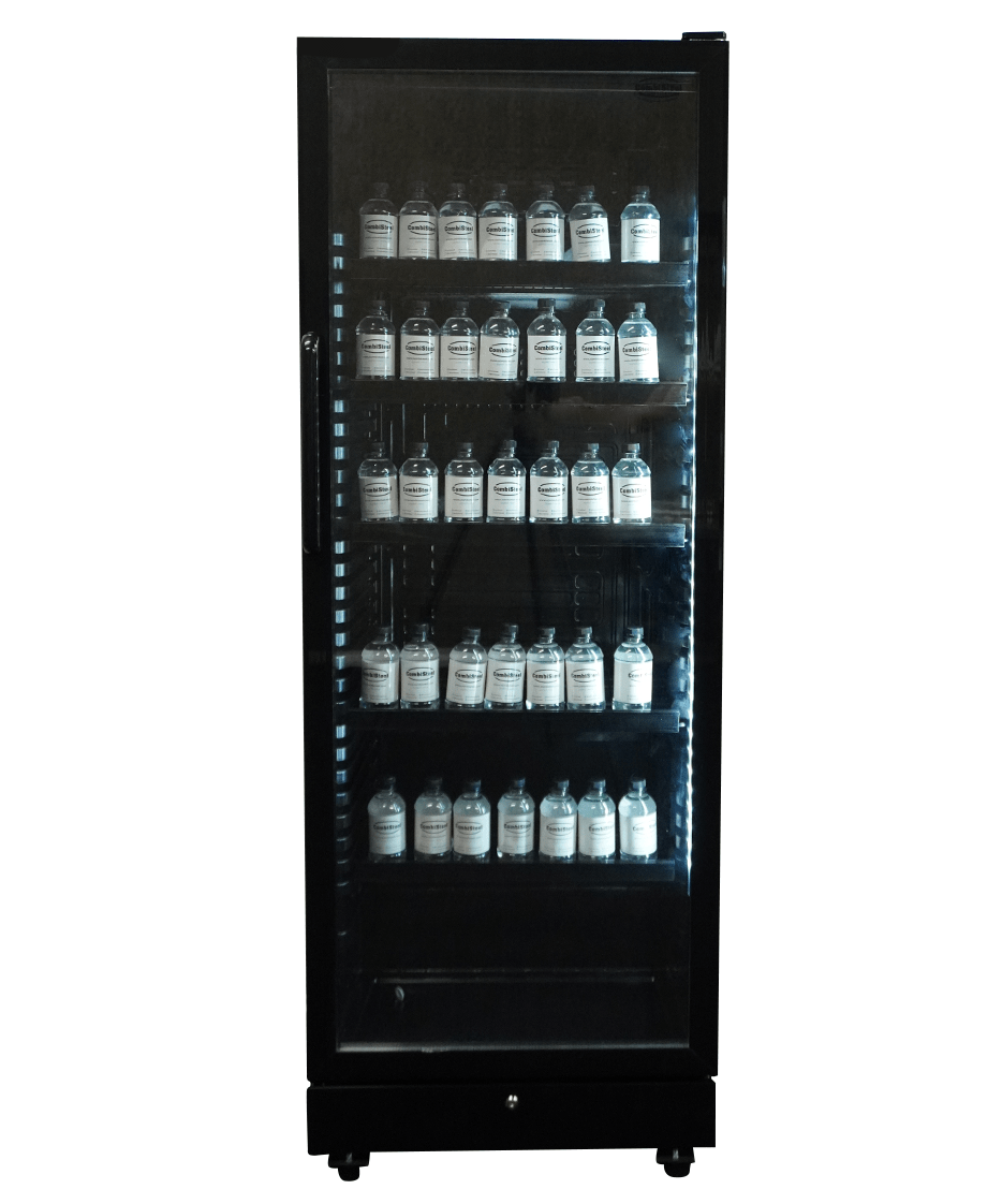 DRANKENKOELKAST 1 GLASDEUR ZWART SVE-450 BL - aanvullende productfoto 4