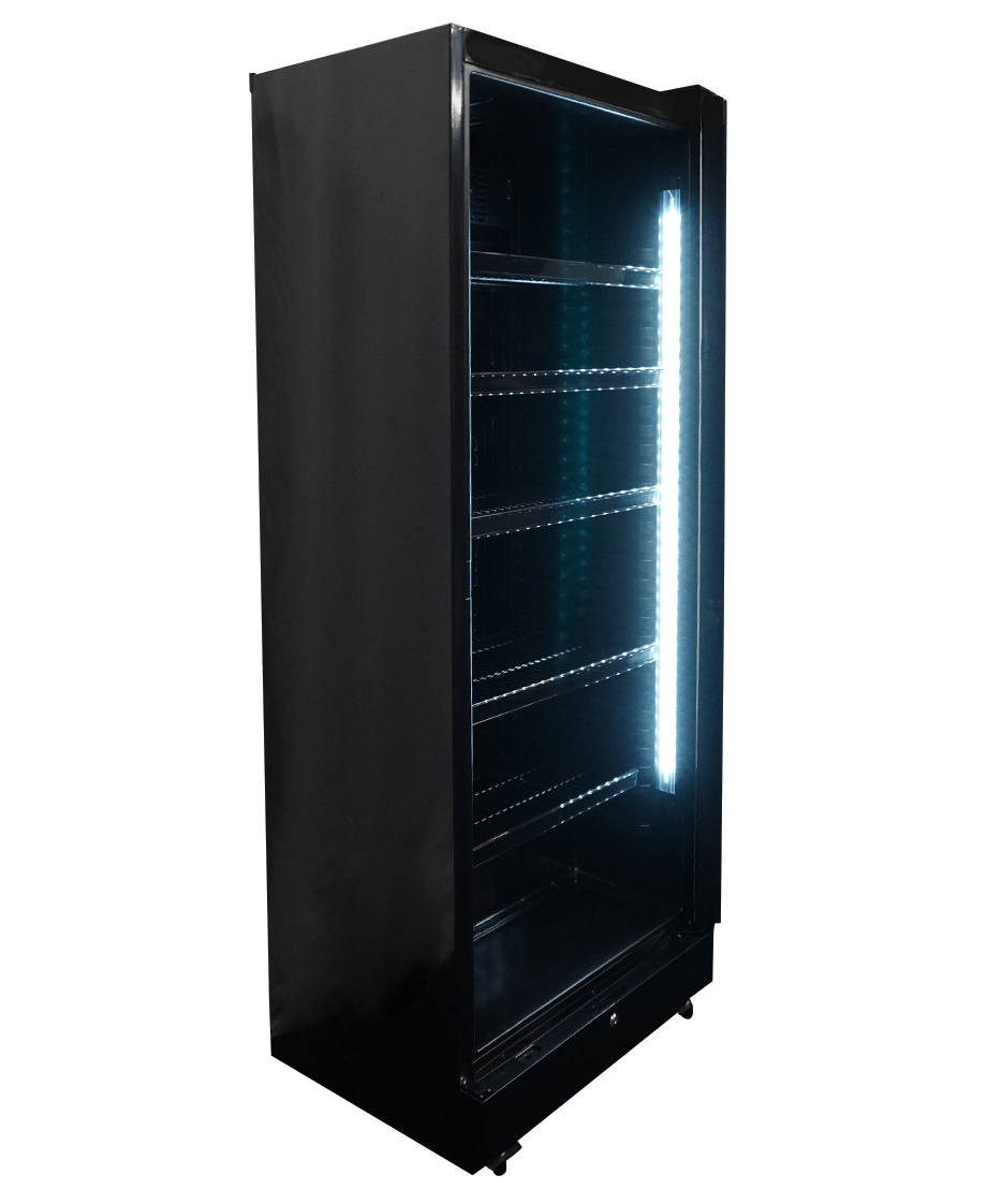 DRANKENKOELKAST 1 GLASDEUR ZWART SVE-450 BL - aanvullende productfoto 6