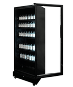 DRANKENKOELKAST 1 GLASDEUR ZWART SVE-450 BL - aanvullende productfoto 1