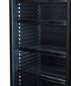 DRANKENKOELKAST 1 GLASDEUR ZWART MET LICHTBAK SVE-450 BLC - aanvullende productfoto 10