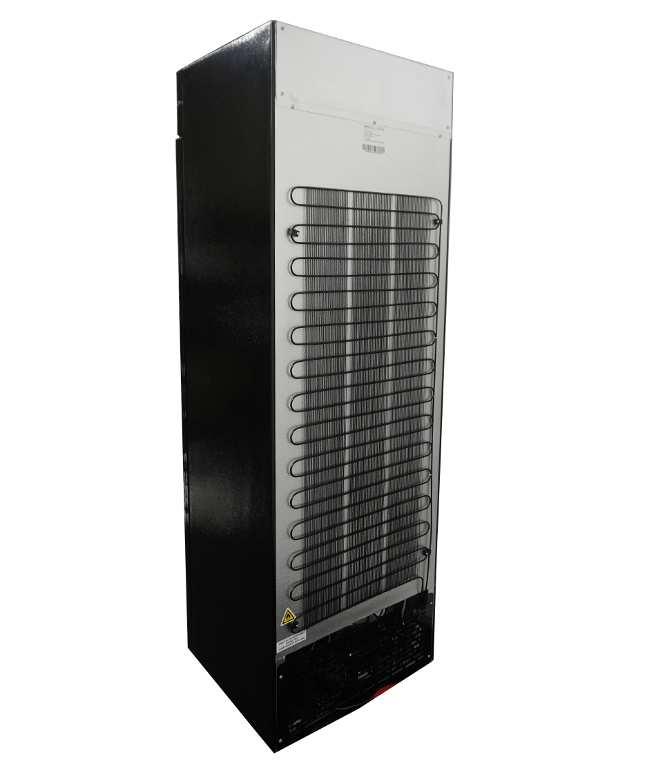 Beverage refrigerator 1 glass door black with light box SVE-450 blc - Combisteel 7086.0010
