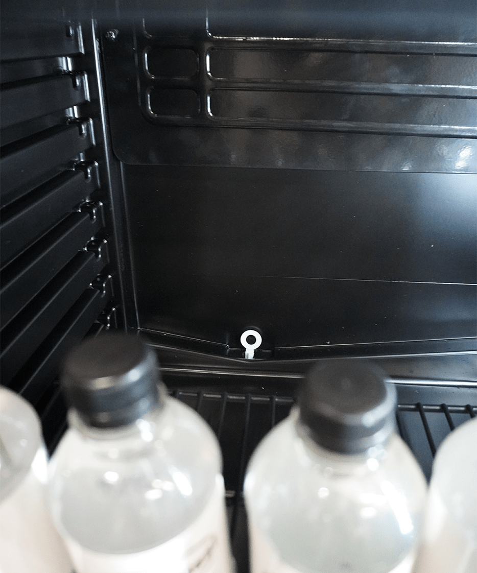 DRANKENKOELKAST 1 GLASDEUR ZWART SVE-450 BL - aanvullende productfoto 12