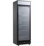 DRANKENKOELKAST 1 GLASDEUR ZWART MET LICHTBAK SVE-450 BLC - aanvullende productfoto 15