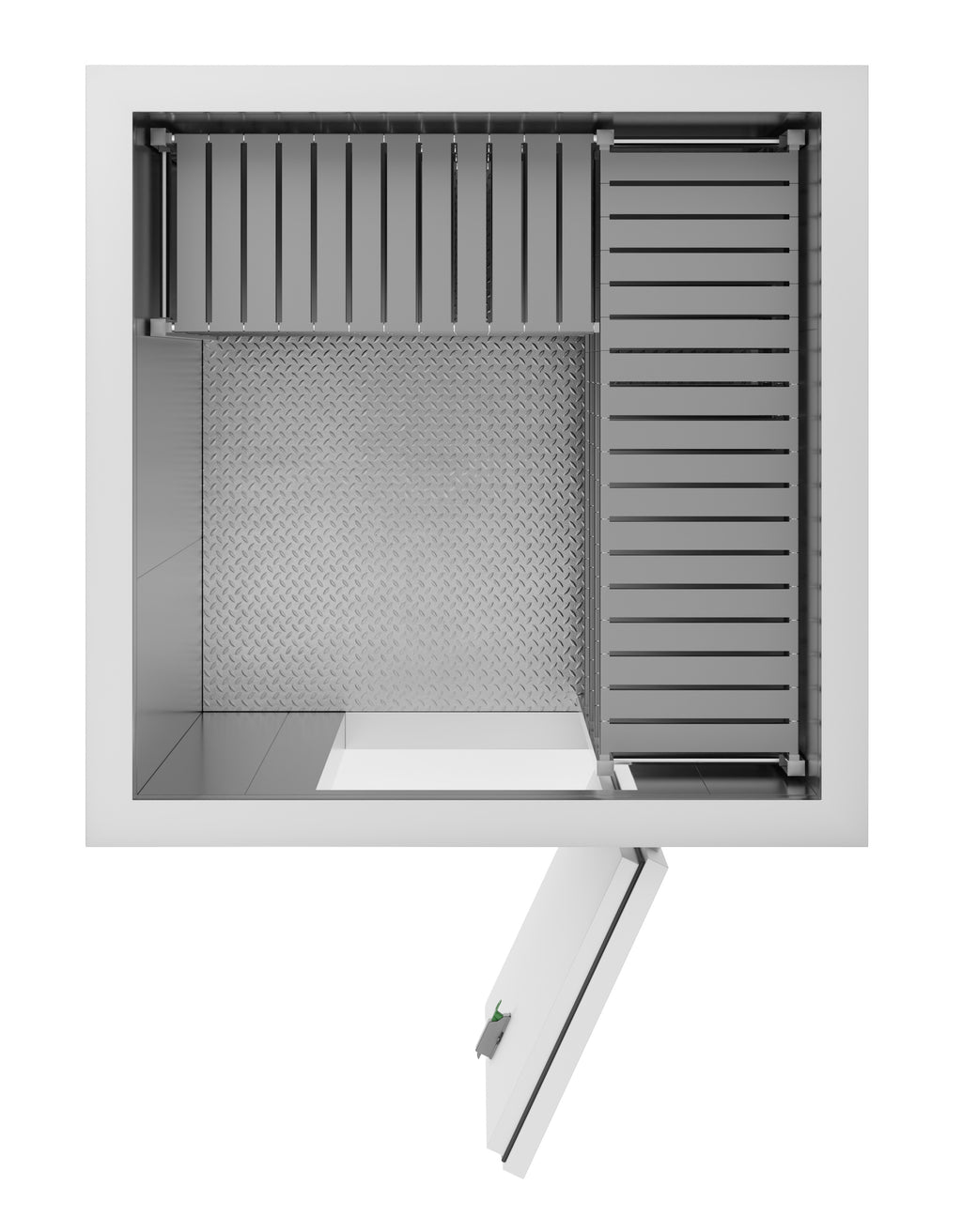 KOEL/VRIESCEL 1660X1660X2200 - aanvullende productfoto 3