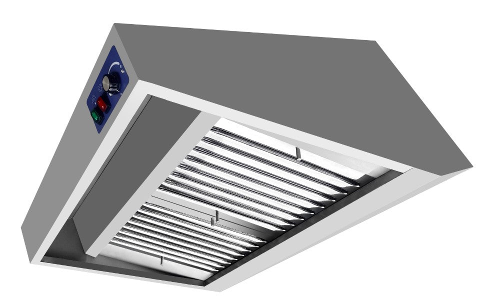 Wall-mounted extractor hood complete - 1000x900 mm - Combisteel 7088.0005