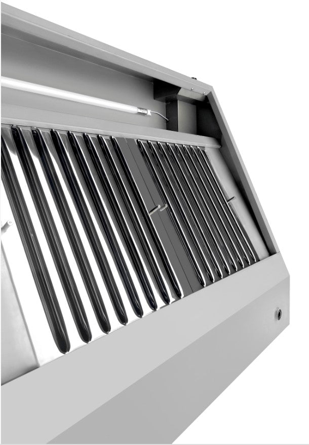 Wall-mounted extractor hood complete - 1200x900 mm - Combisteel 7088.0010