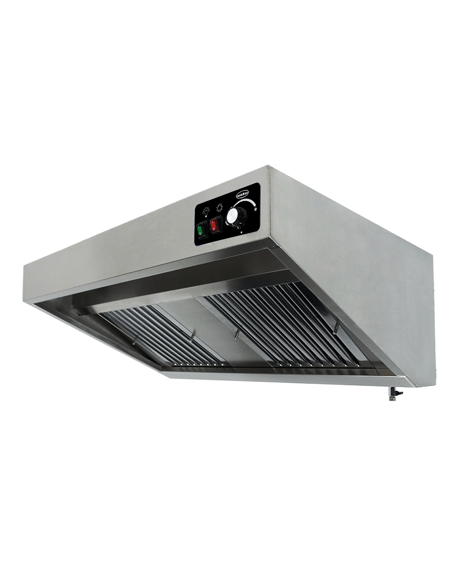 Wall-mounted extractor hood complete - 1200x900 mm - Combisteel 7088.0010