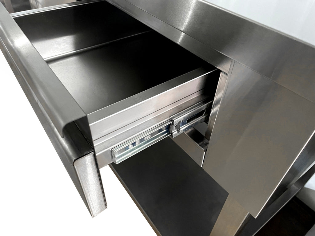 RVS KOFFIE WERKTAFEL 1000X600X1150 - aanvullende productfoto 2