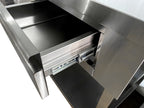 RVS KOFFIE WERKTAFEL 1000X600X1150 - aanvullende productfoto 2