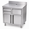 RVS KOFFIE WERKTAFEL 1000X600X1150 - 7088.1000