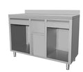 RVS KOFFIE WERKTAFEL 1500X600X1150 - 7088.1010