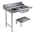 AANVOERTAFEL BODEMSCHAP MET AFVALGAT 1200 LINKS TBV 7280.0045-0046 - 7106.0015