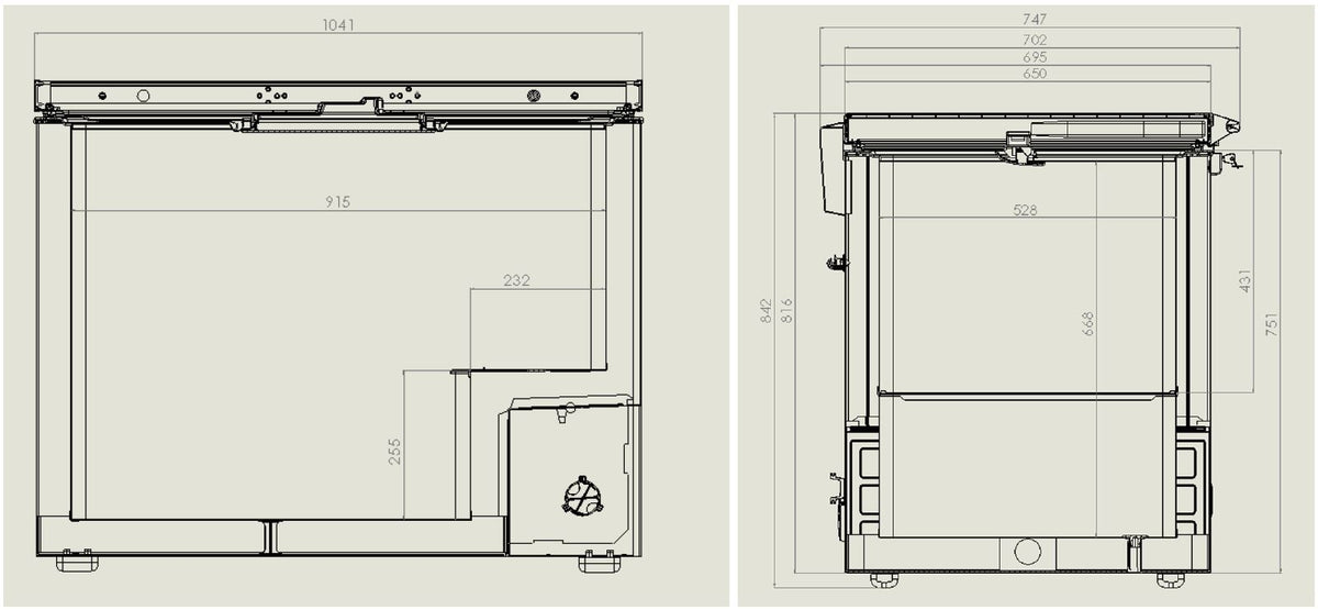 VRIESKIST RVS DEKSEL 305 L - aanvullende productfoto 1