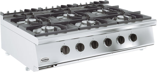 Base 700 gaskooktafel 6 br. tafelmodel - Combisteel 7178.0210