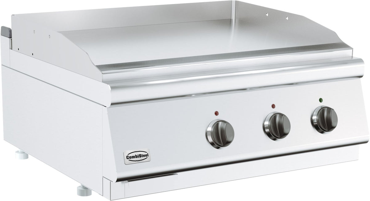 BASE 700 BAKPLAAT ELEK. CHROOM DUBBEL TAFELMODEL - 7178.0270