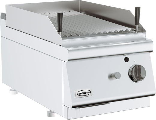 Base 700 lavasteengrill gas enkel tafelmodel - Combisteel 7178.0275