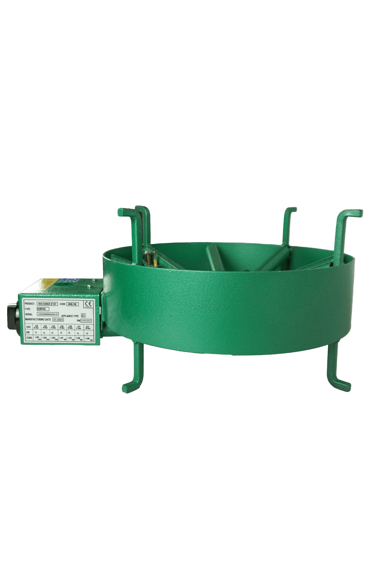 GAS WOKBRANDER Ø380 MM 15KW - aanvullende productfoto 5