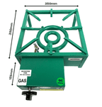 GAS WOKBRANDER 350X350MM 11KW - aanvullende productfoto 12