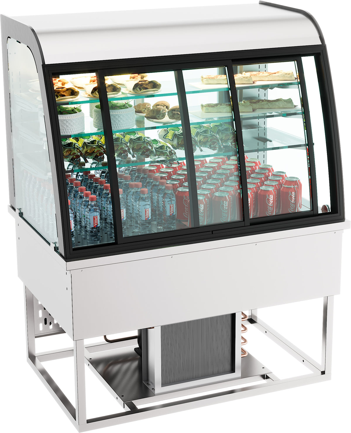 DROP-IN KOELVITRINE 140L SCHUIFDEUREN - 7178.2000