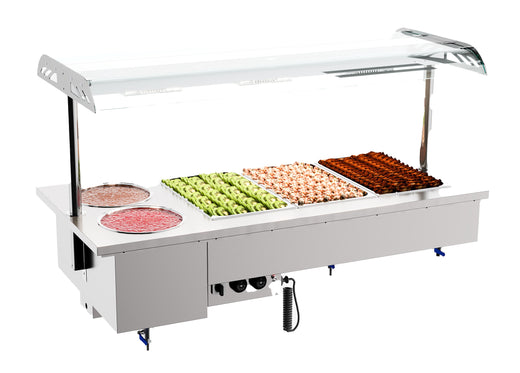 Drop-in bain-marie met bowls 3/1 - Combisteel 7178.2075